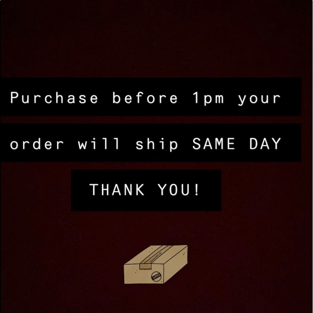 Guaranteed same day shipping